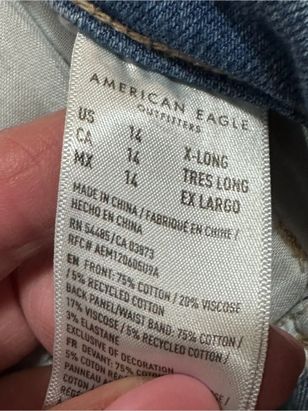 American Eagle Outfitters classic mid